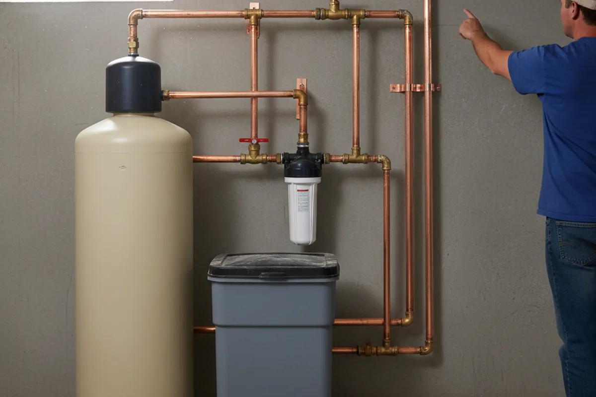 Whole-house water treatment system installed in Farmland